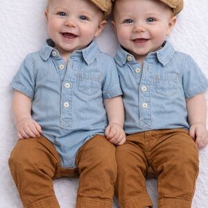 Cat & Jack Chambray Baby Shirt